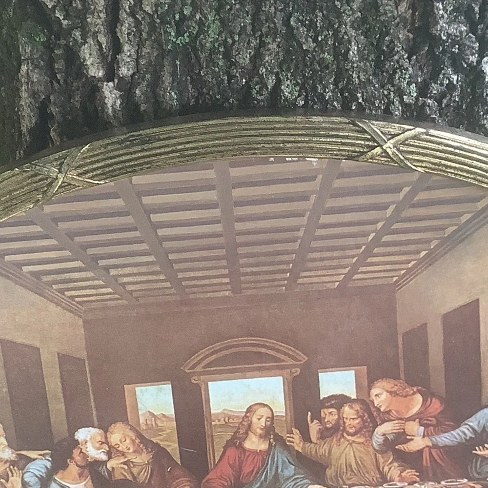 Vintage Last Supper Framed Print - Picture 7 of 8